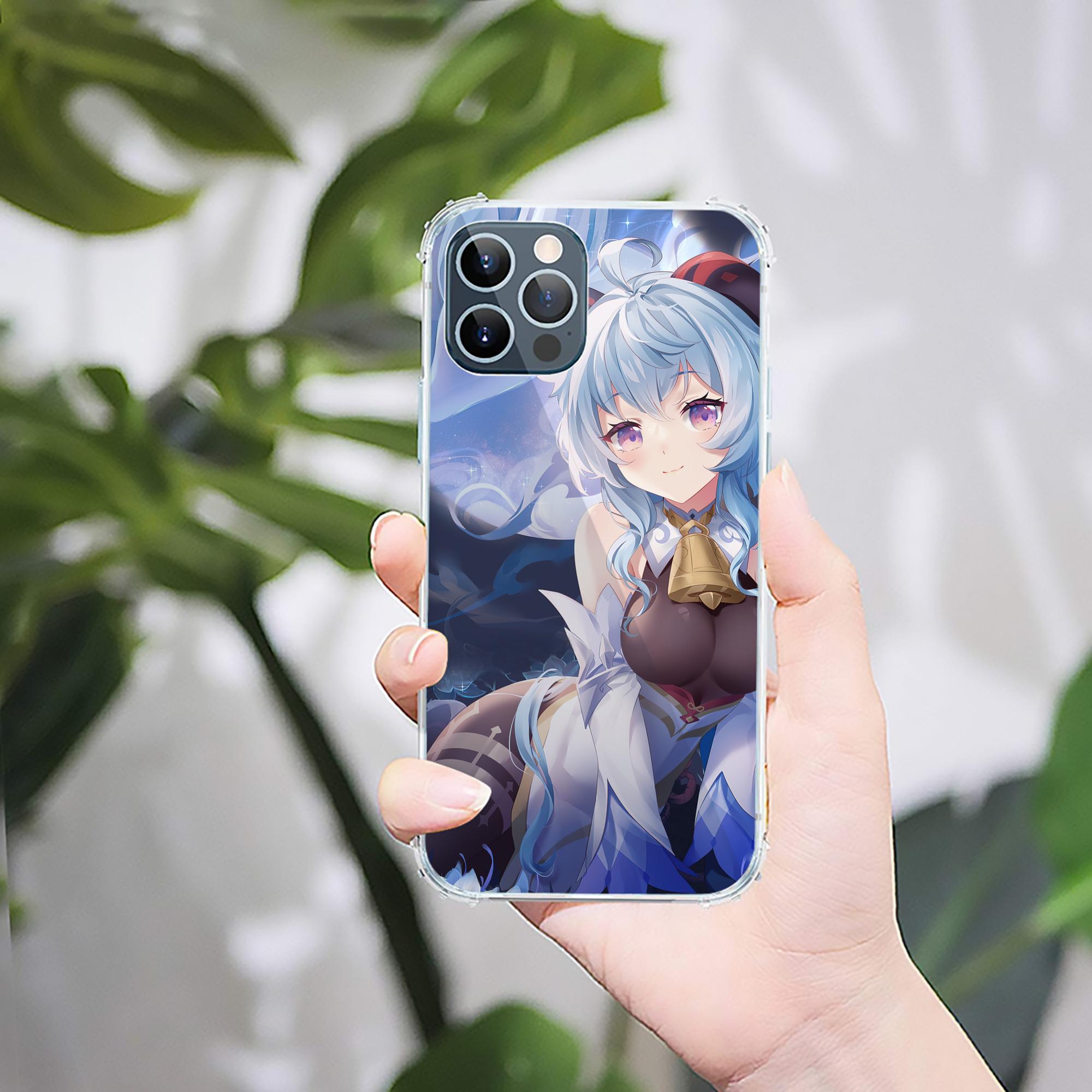 げんし神 genshin 【iPhone 12シリーズ対応】透明スマホケース（クリアソフトケース）